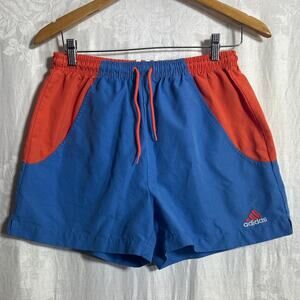 adidas Blue and Red Athletic Shorts